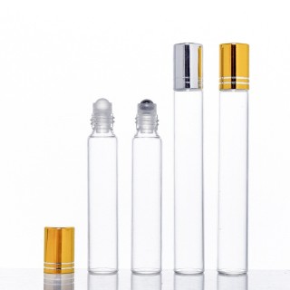 Cosmetic packaging 3ml 5ml 8ml 10ml 15ml roll on clear empty perfume oil bottles