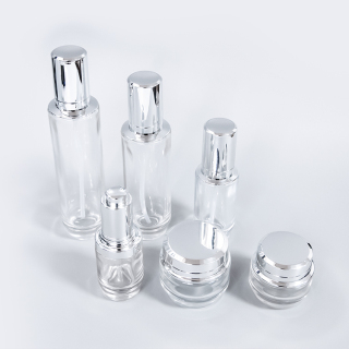 30ml 45ml 100ml 120ml Botol Lotion Kaca 30g 40g Krim Jar dengan Tutup Aluminium