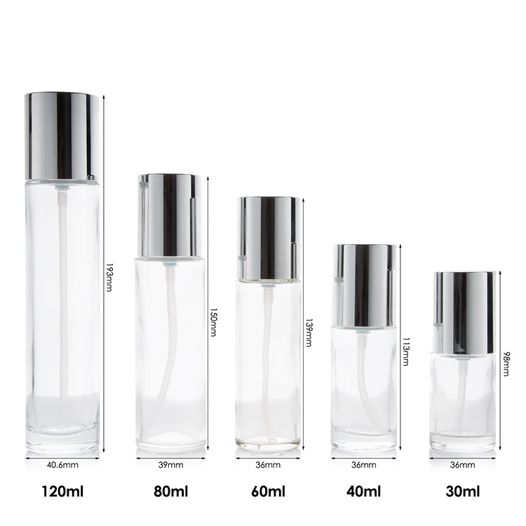 Botol pompa lotion aluminium 30ml, 40ml, 60ml, 80ml, 120ml untuk body spray.