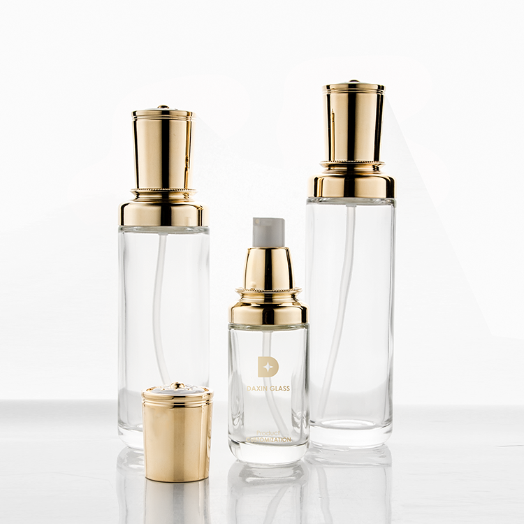 30 g 50 g 40 ml 100 ml 120 ml venta directa de fábrica tarro de crema corporal de vidrio botella de loción de vidrio