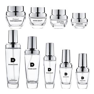 25ml 35ml 50ml 100ml 130ml glass lotion pump bottles glass bottle for lotion