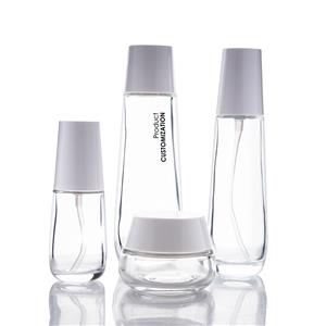 Toples Krim Kaca Berkualitas Tinggi 45g Toples Krim Kecantikan untuk Dijual