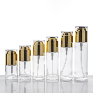 Wholesale Price Frosted Glass Cream Jar 15g 25g Competitive Price Fanci Glass Cream Jar