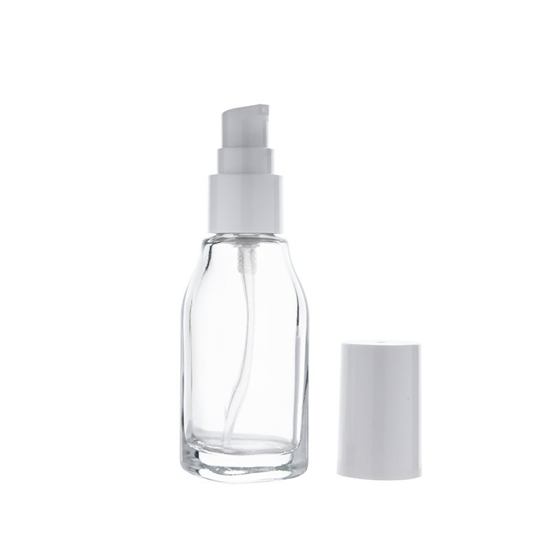Botol Lotion Pompa 40ml 100ml 120ml dengan Tutup Putih