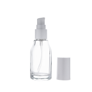 40ml 100ml 120ml Pump Lotion Bottle with White Cap