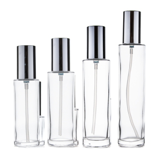 Grosir Logo Kustom Clear Lotion Pump Botol Wadah untuk Lotion