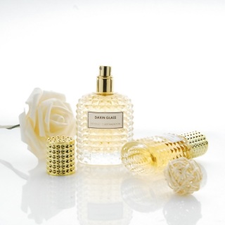 Decorative 30ml 50ml Perfume Bottle Glass With Caps