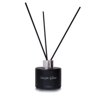 100ml Kosong Putih / Hitam Mewah Kaca Reed Aroma Diffuser Botol Grosir