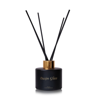 100ml Kosong Putih / Hitam Mewah Kaca Reed Aroma Diffuser Botol Grosir