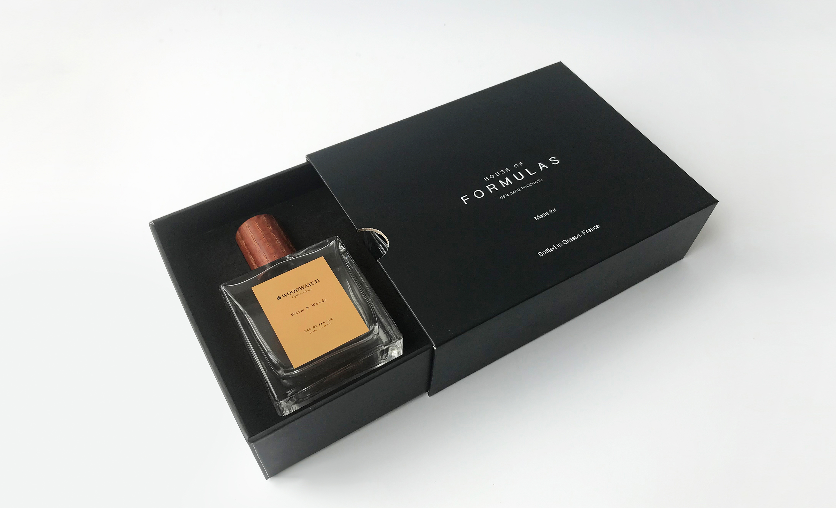 50ml nachfüllbare Parfümflasche Tragbare quadratische leere Glasparfümzerstäuberflasche