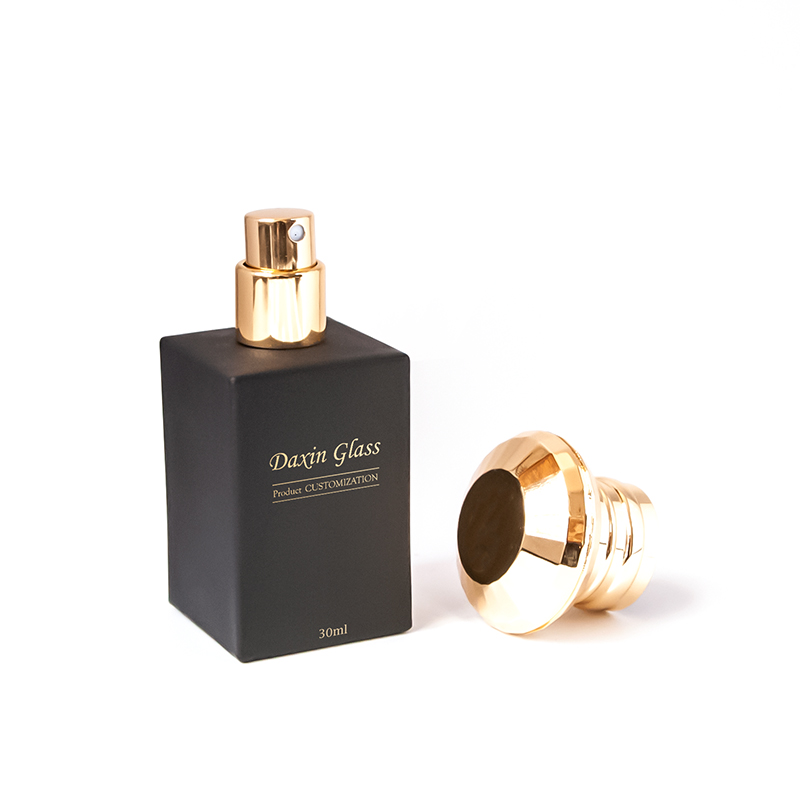 Schwarze Glasflasche, 30 ml, Parfümflasche mit Box