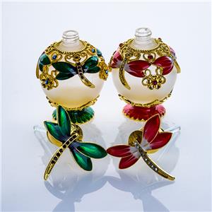 Dragonfly Decorative Glass Perfume Bottle 15ml 25ml