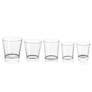 Vasi per candele in vetro spesso per fare candele