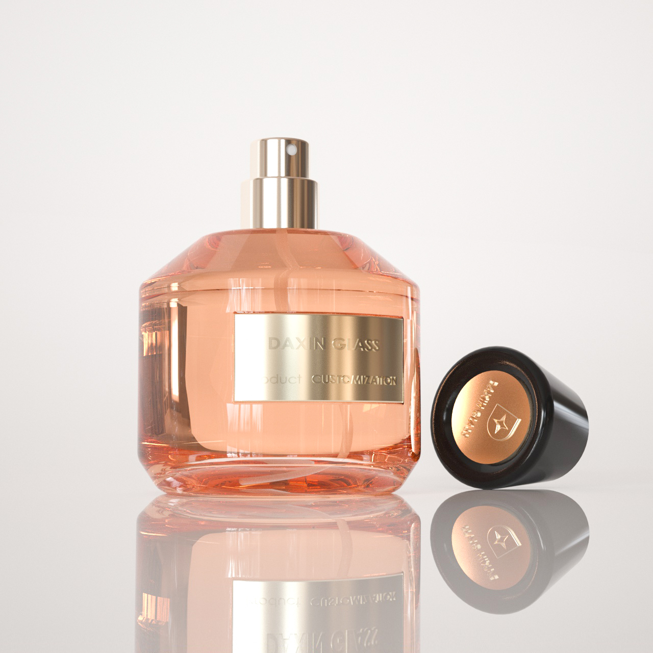 Botol Parfum Kaca 50ml, Botol Semprot Kabut Halus