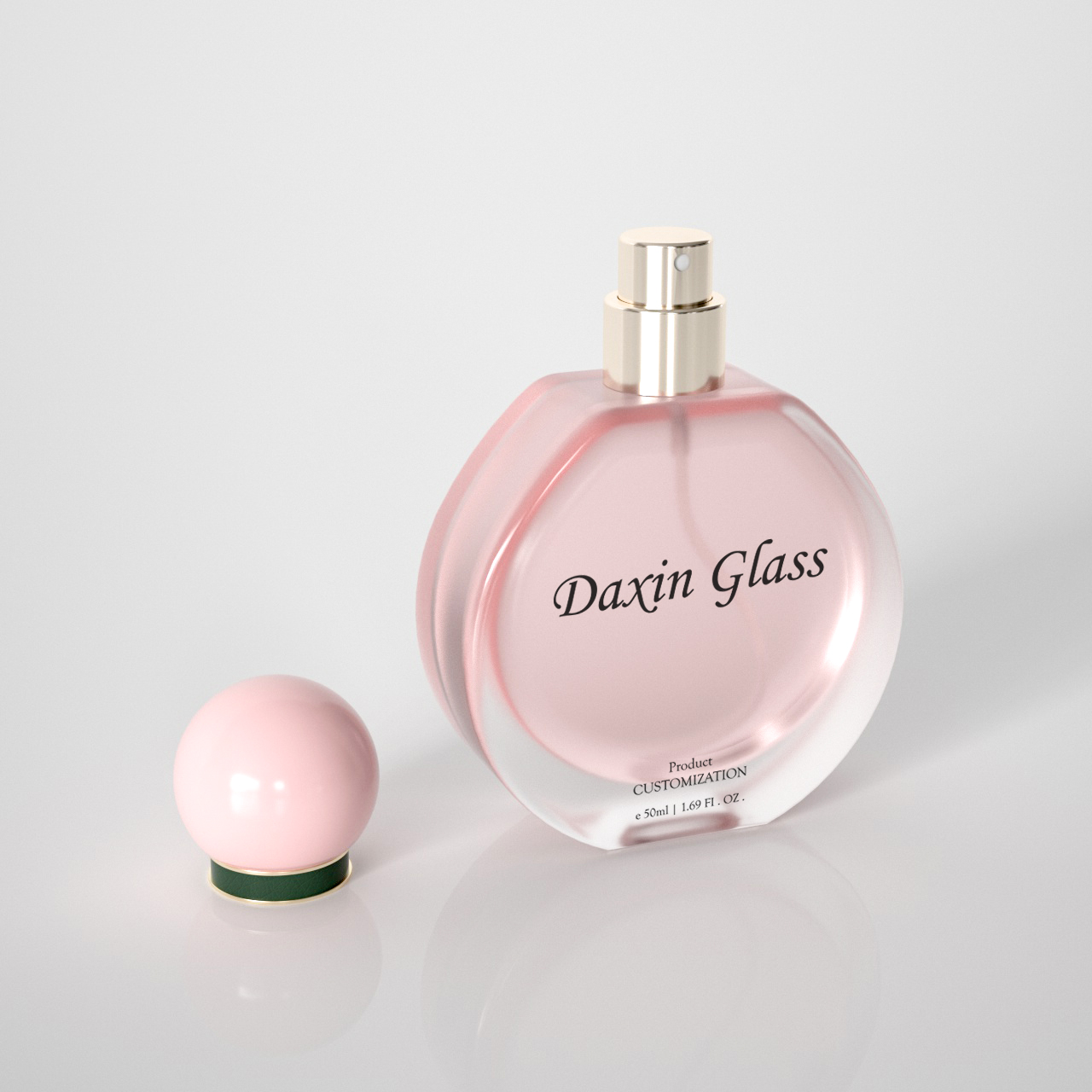50ml glass spray bottle perfume