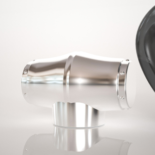 Heart-shaped Black Glass 100ml Perfume Bottle