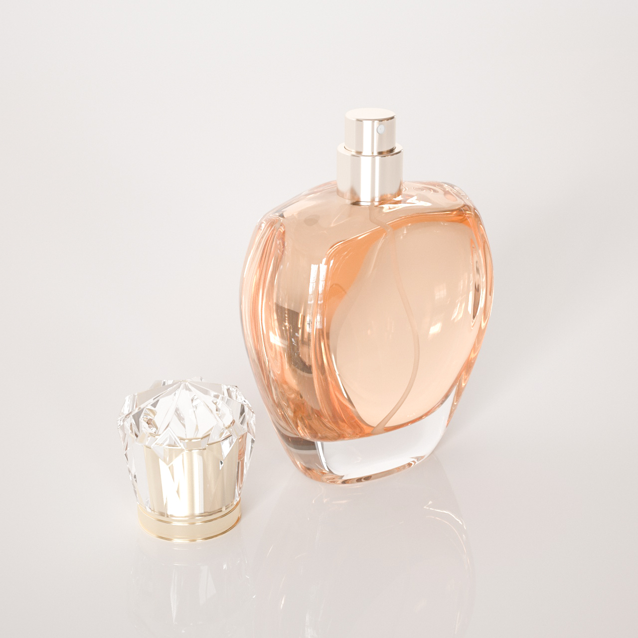 100-ml-Parfümflasche mit Zerstäuber aus Glas