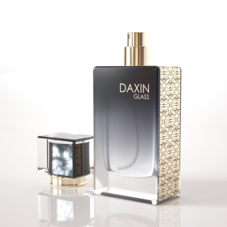 50ml Portable Square Glass Refillable Perfume Bottle