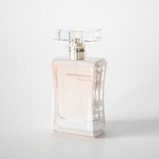 Portable Gradient Square Glass Perfume Bottle 50ml