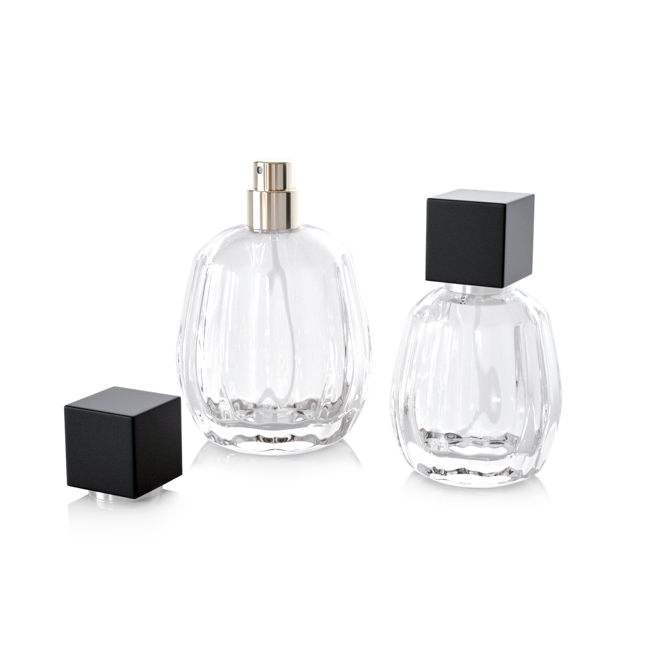 Flacon vaporisateur de parfum rechargeable de 50 ml