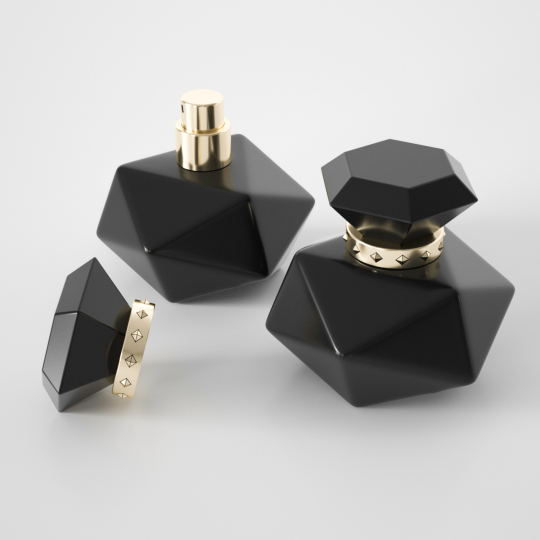 Botol Parfum Semprot Polygon 50ml 100ml