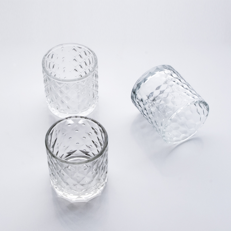 Bocaux vides transparents de 170 ml pour la fabrication de bougies