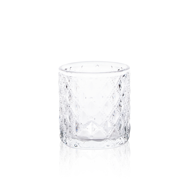 Bocaux vides transparents de 170 ml pour la fabrication de bougies