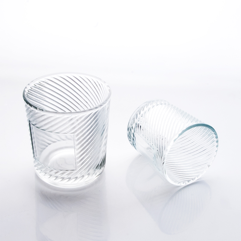 200 ml 360 ml Kerzenglas mit einzigartigem Muster