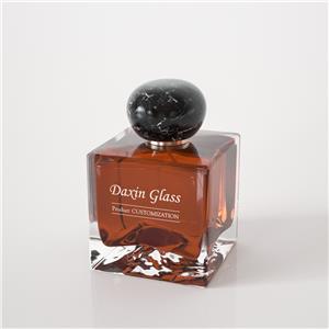 100ml Square Perfume Bottle with Round Cap