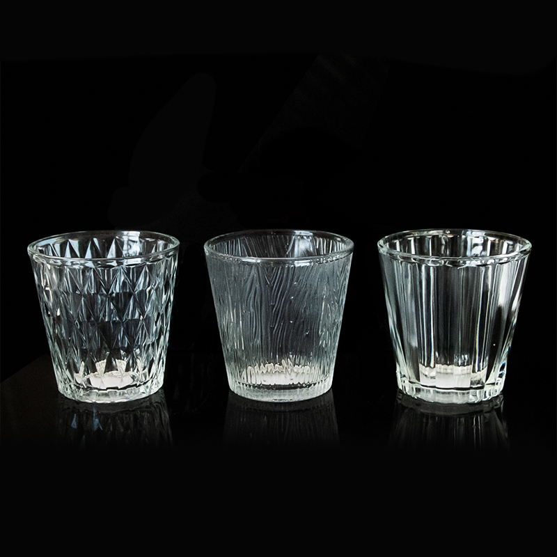 Pemegang Lilin Tealight Jernih Kaca 150ml