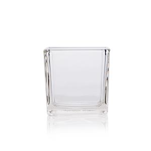 75ml Clear Cube Shape Candle Jar