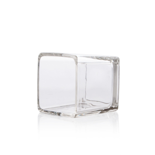 75ml Clear Cube Shape Candle Jar