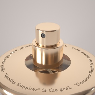 30ml Black White Cone Shape Cosmetic Perfume Bottle