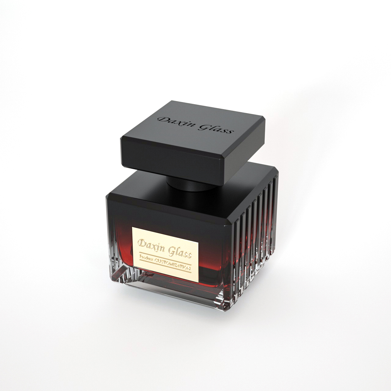 50ml 사각 줄무늬 향수 유리병