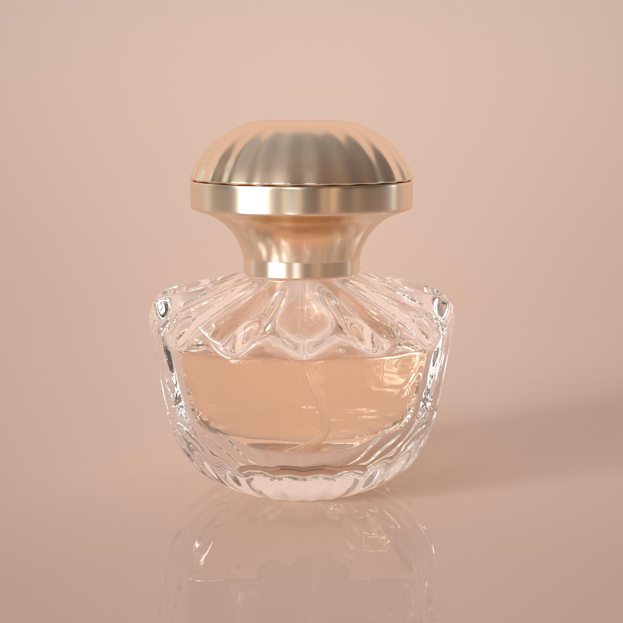 shell shaped perfume bottle