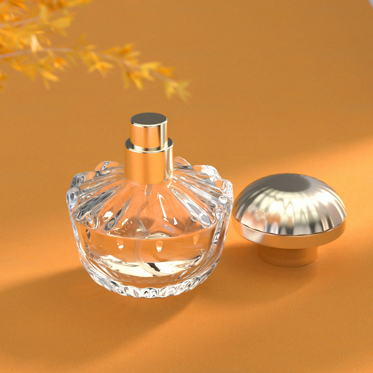 perfume glass bottles 50ml luxury