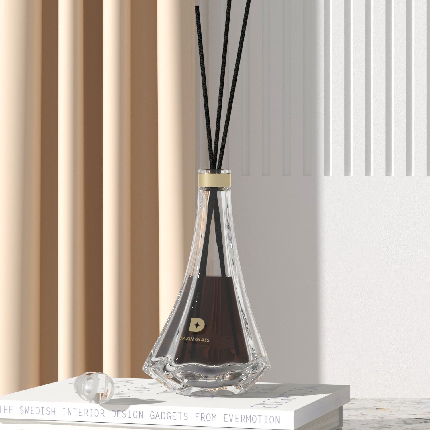 Flaconi diffusori vuoti da 100 ml con tappo in sughero