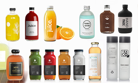 Catálogo de botellas de bebidas