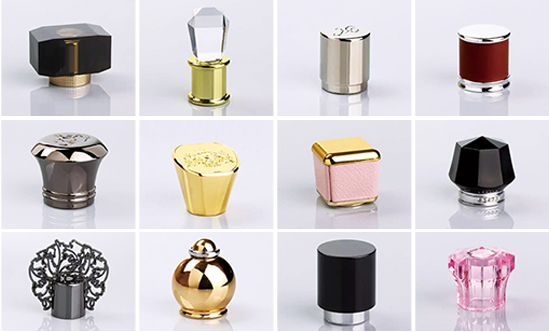 Catálogo de tapas de botellas de perfume