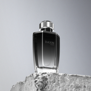 Customization Unique Shape Gradual Black Perfume Bottle