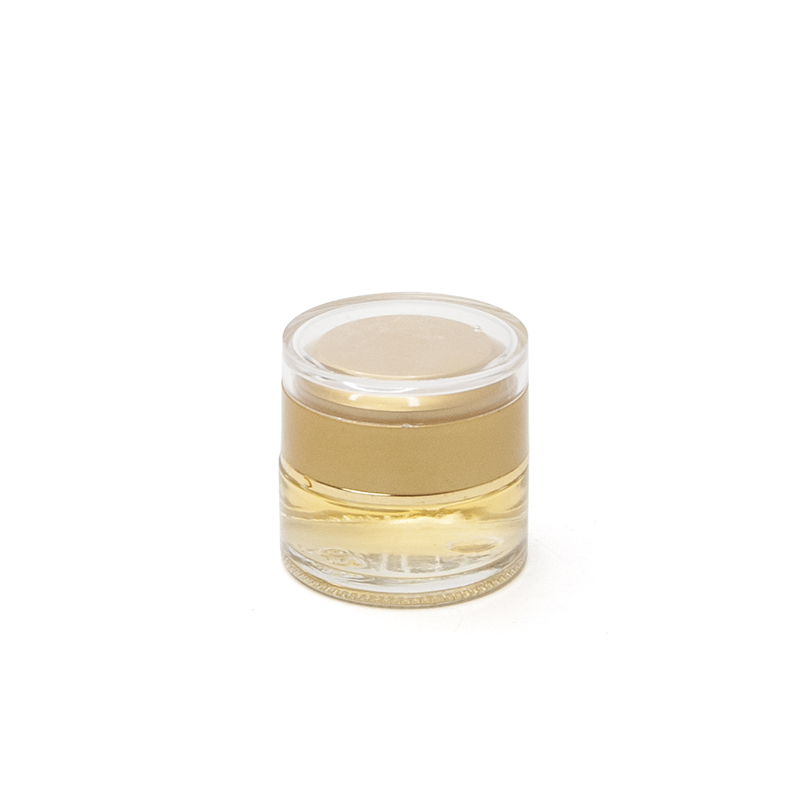 Stoples Kaca Bening Kosong untuk Krim Kosmetik, Ukuran 15g, 30g, 50g