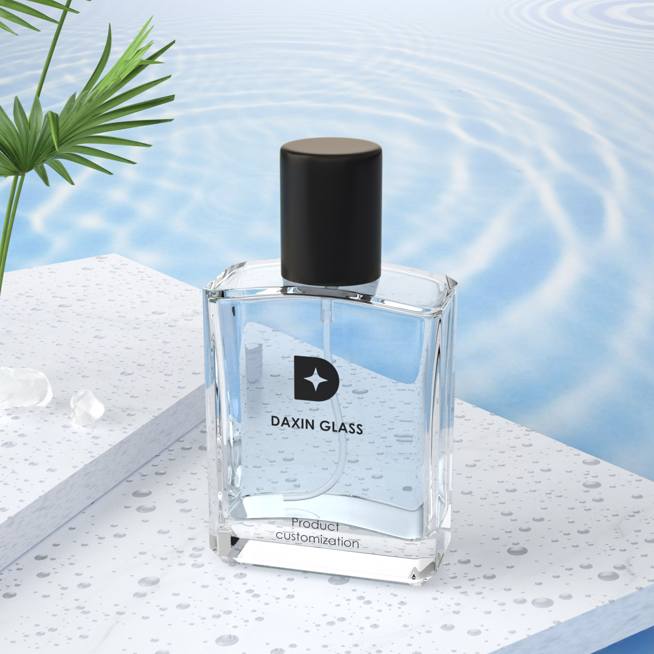 30ml 50ml 100ml Arc Shoulder Perfume Bottle