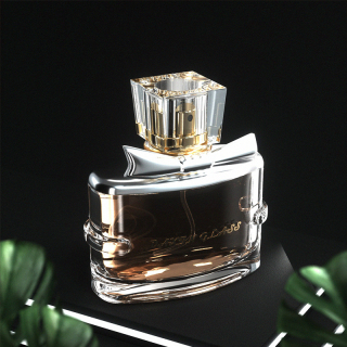 30ml Perfume Glass Bottle with Silver Bow Cap