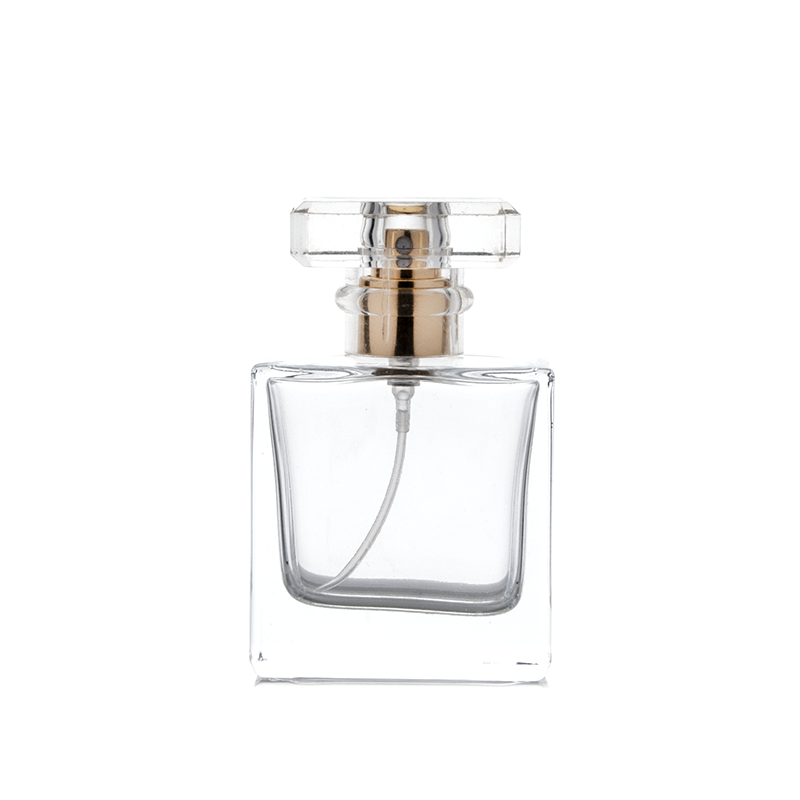 Botol Semprot Cologne Persegi 30ml dengan Aplikator Semprot untuk Perjalanan