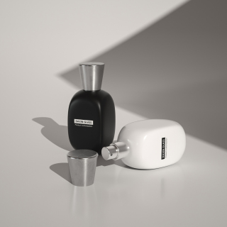 Flacon de parfum d'épaule de 50 ml avec emballage personnalisé