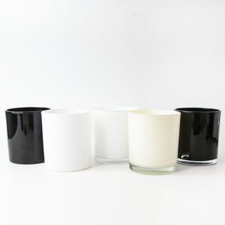 Pots à bougies de luxe avec couvercles en bambou/bois/métal