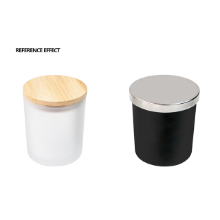 Toples Lilin Mewah dengan Tutup Bambu/Kayu/Logam