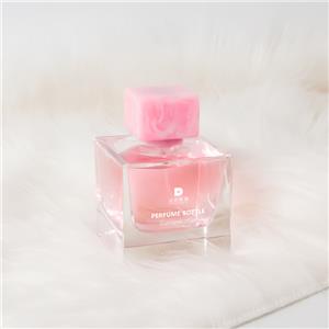 Flacone spray in vetro da 100 ml Botol Parfum Square