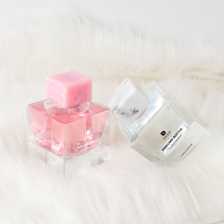 Flacone spray in vetro da 100 ml Botol Parfum Square