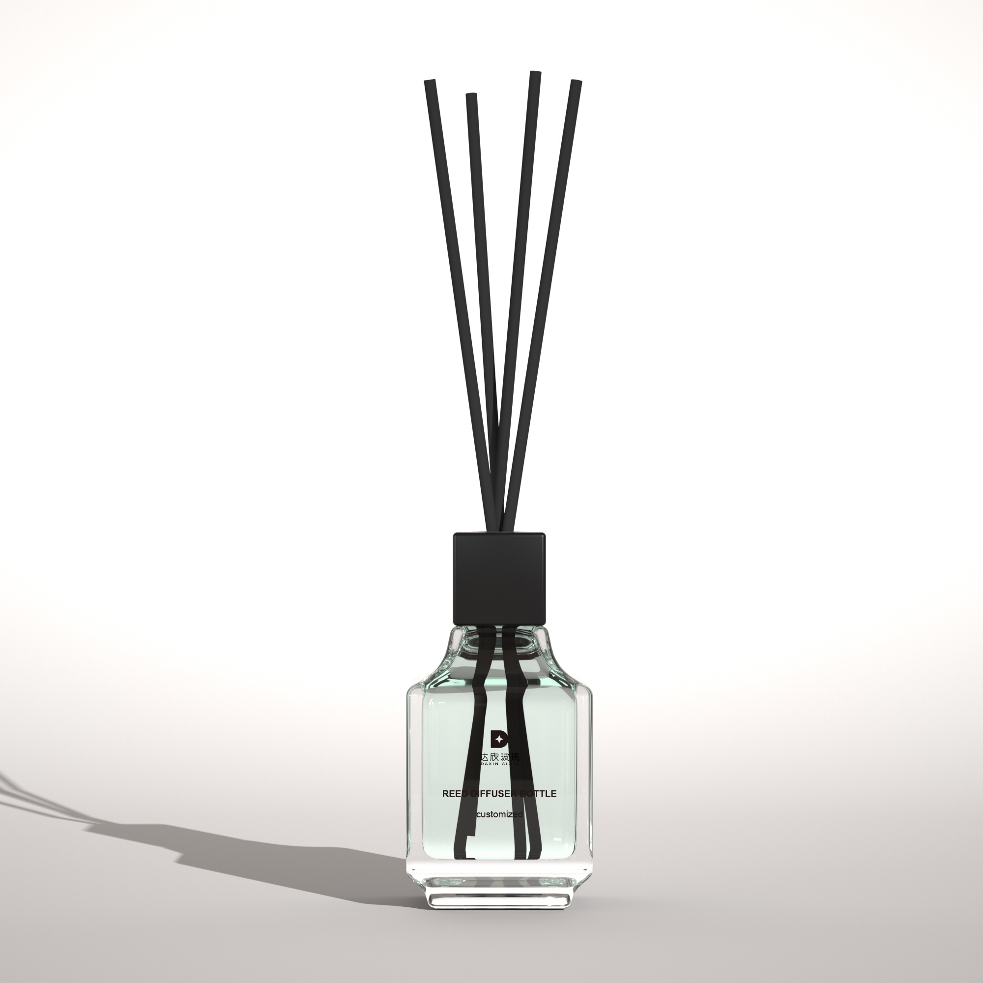 150ml Fancy Custom Luxury Empty Aroma Glass Amber Difuser Bottle